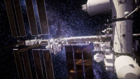 Internationale-Raumstation-Im-Weltraum
